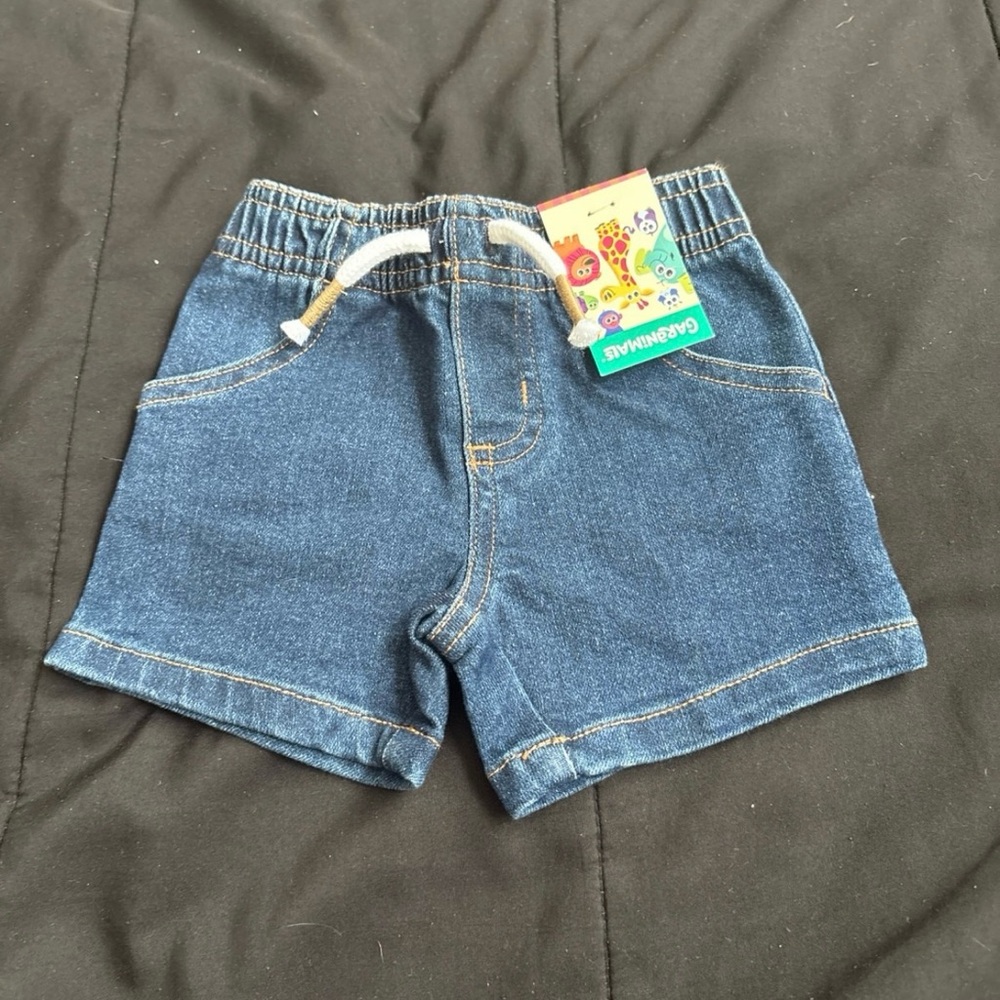 Baby Boy Garanimals Dark Denim Shorts